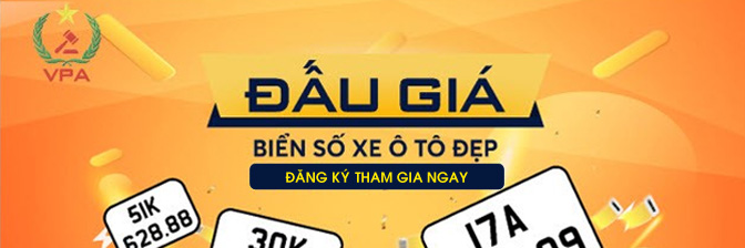 Ads đấu giá biển số Ô tô